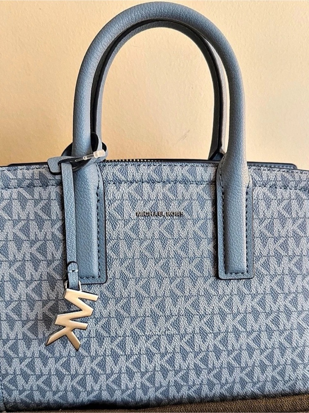 Michael Kors Sinclair Extra-Small Logo Crossbody Bag Blue